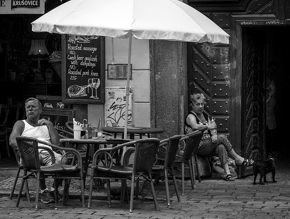 Roasted Sausage - Street Photography - Prague - Czech republic