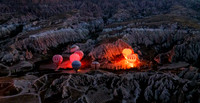 Balloons on Fire