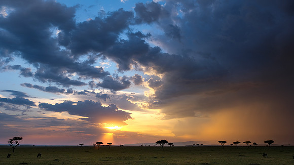 Storm at Sunset, Serengeti