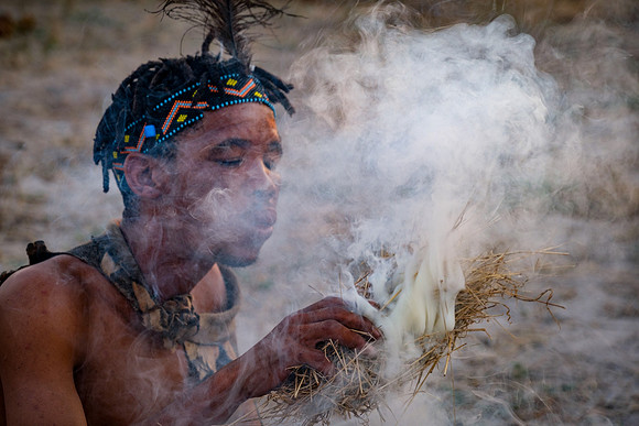 Bushman and Fire