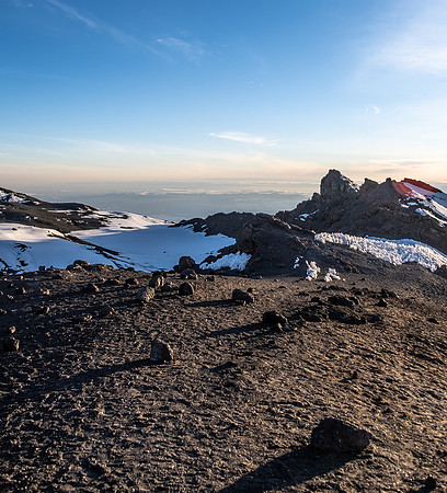 Rim of the Crater, Stella Point, at dawn