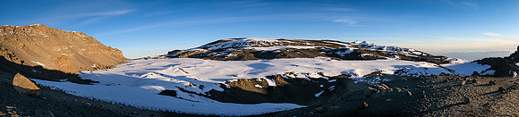 Alone at Kilimanjaro Crater  18,824 ft.
