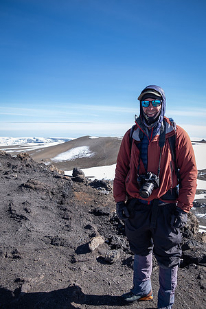 Ake with his ubiquitous camera