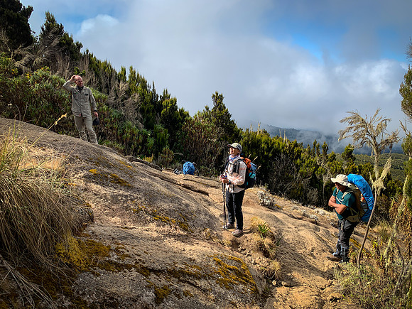 On the way to Baranco camp