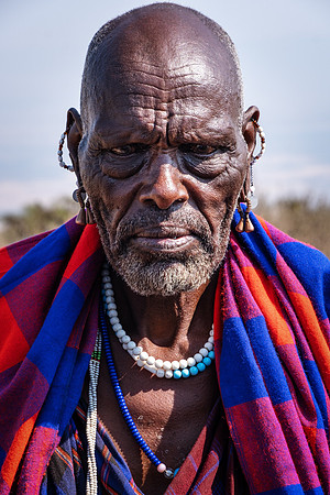 we gave this Masai gentleman a ride home